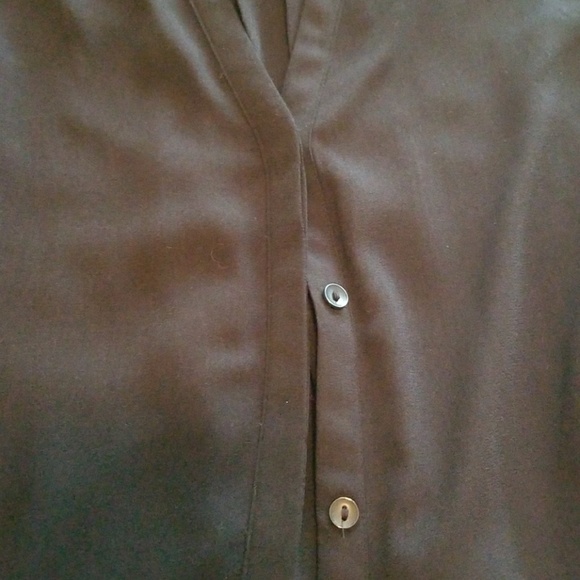 APT 9 black button down blouse - Picture 3 of 4